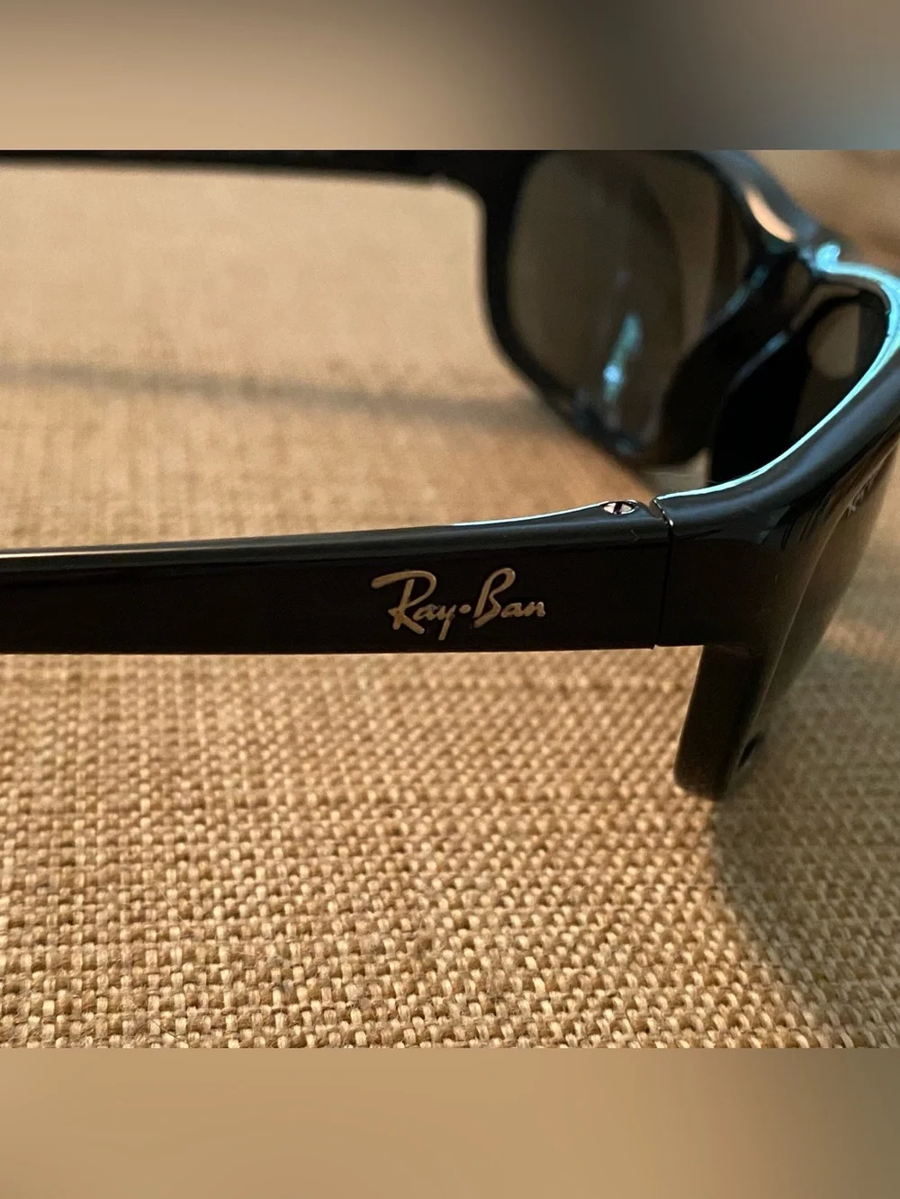 Sporty Sleek Ray-Ban RB4114 Predator Black Wrap Sunglasses Case And Cloth